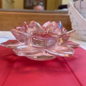 Pink Lotus candle holder